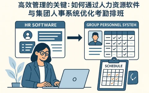 高效管理的关键：如何通过人力资源软件与集团人事系统优化考勤排班