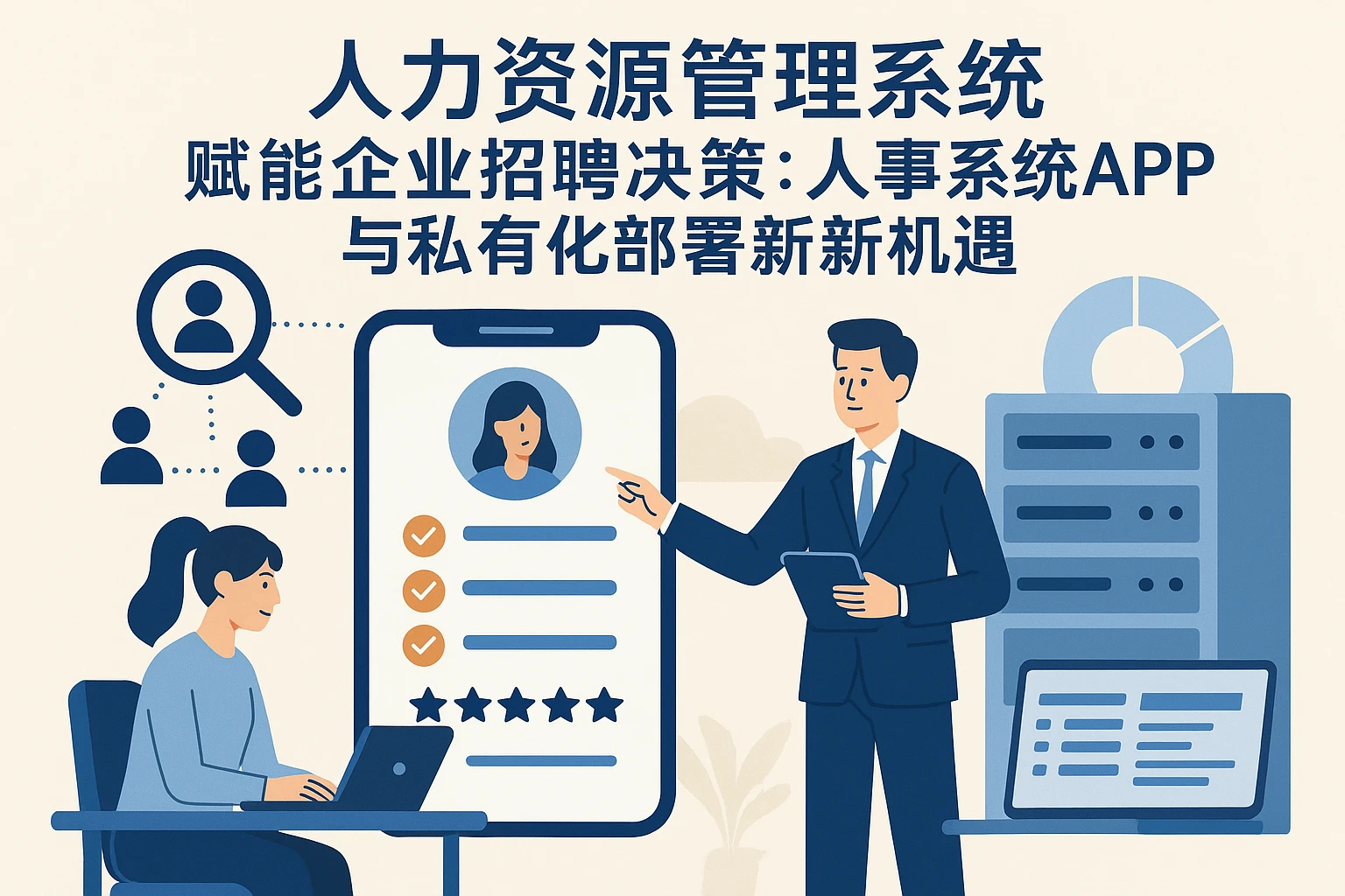 人力资源管理系统赋能企业招聘决策：人事系统APP与私有化部署的新机遇