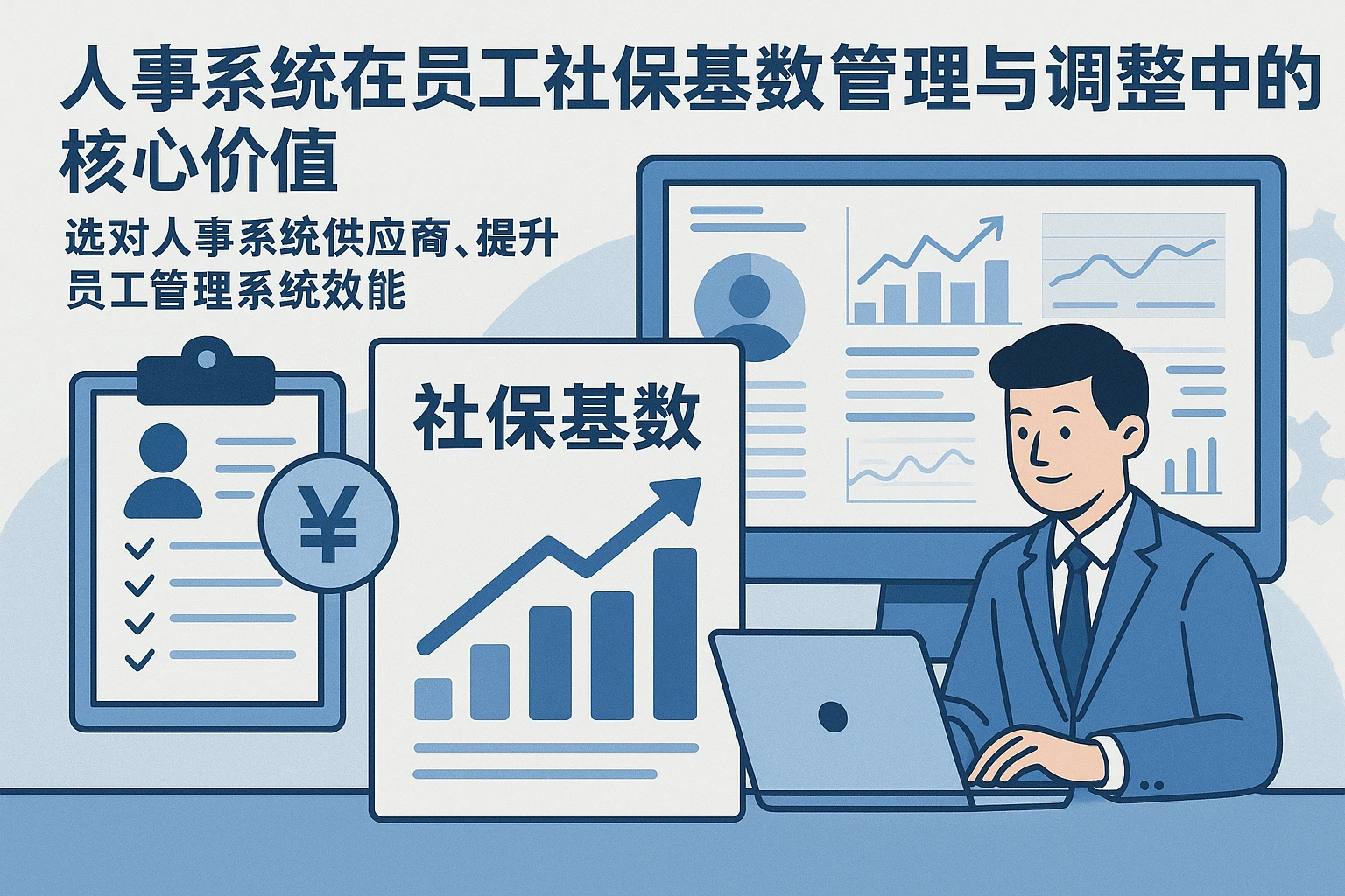 人事系统在员工社保基数管理与调整中的核心价值——选对人事系统供应商，提升员工管理系统效能