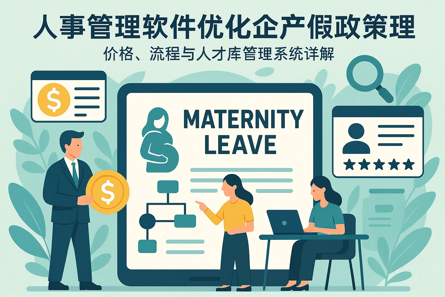人事管理软件优化企业产假政策管理：价格、流程与人才库管理系统详解