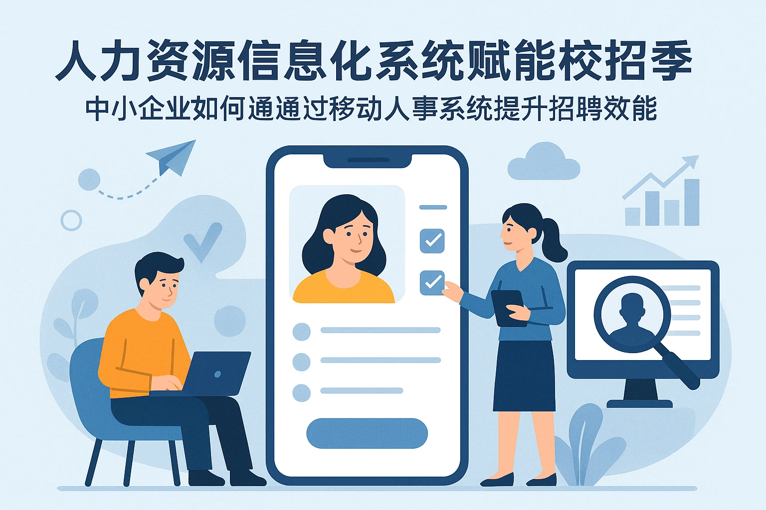 人力资源信息化系统赋能校招季——中小企业如何通过移动人事系统提升招聘效能