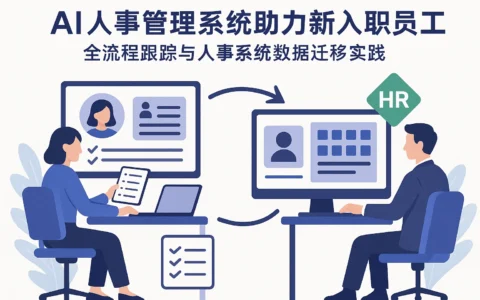 AI人事管理系统助力新入职员工全流程跟踪与人事系统数据迁移实践