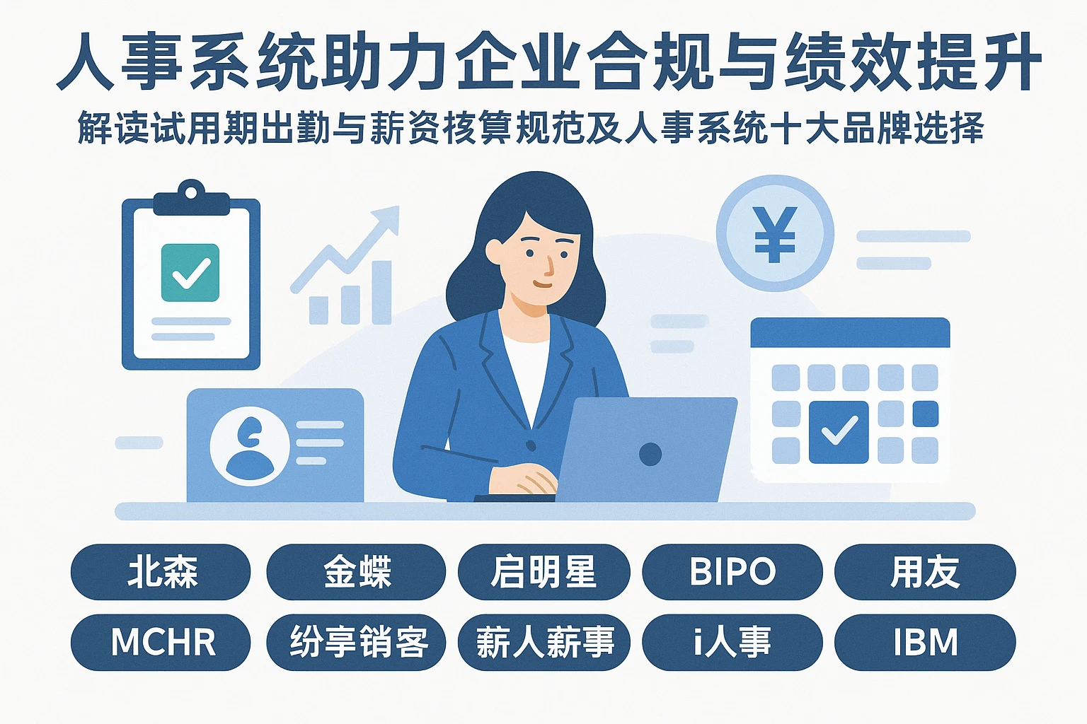 人事系统助力企业合规与绩效提升：解读试用期出勤与薪资核算规范及人事系统十大品牌选择