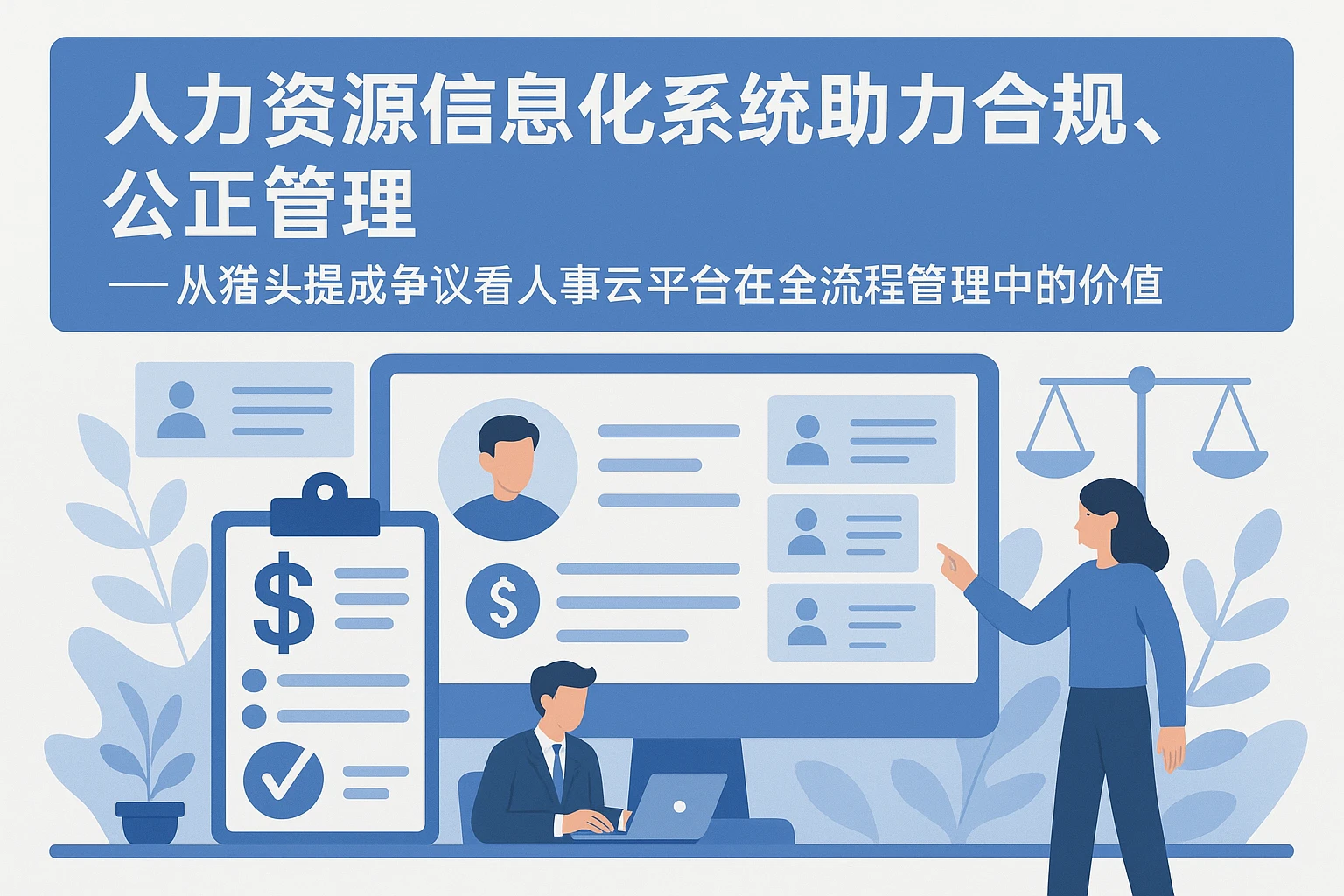 人力资源信息化系统助力合规、公正管理——从猎头提成争议看人事云平台在全流程管理中的价值