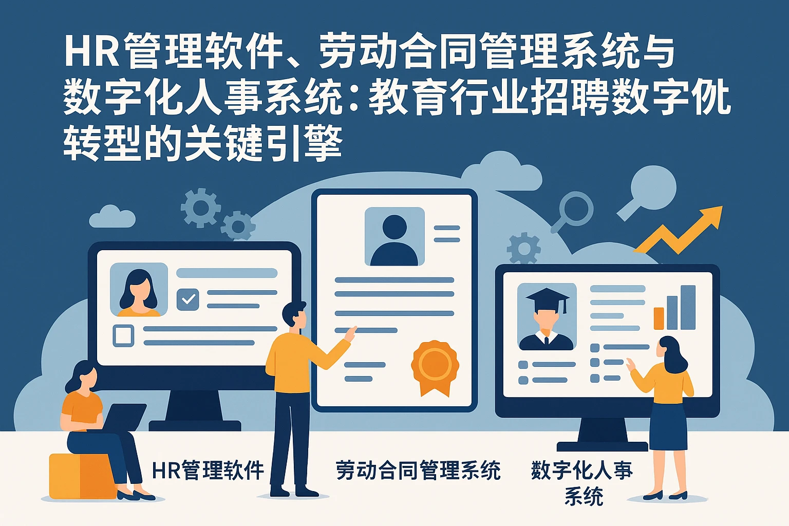 HR管理软件、劳动合同管理系统与数字化人事系统：教育行业招聘数字化转型的关键引擎