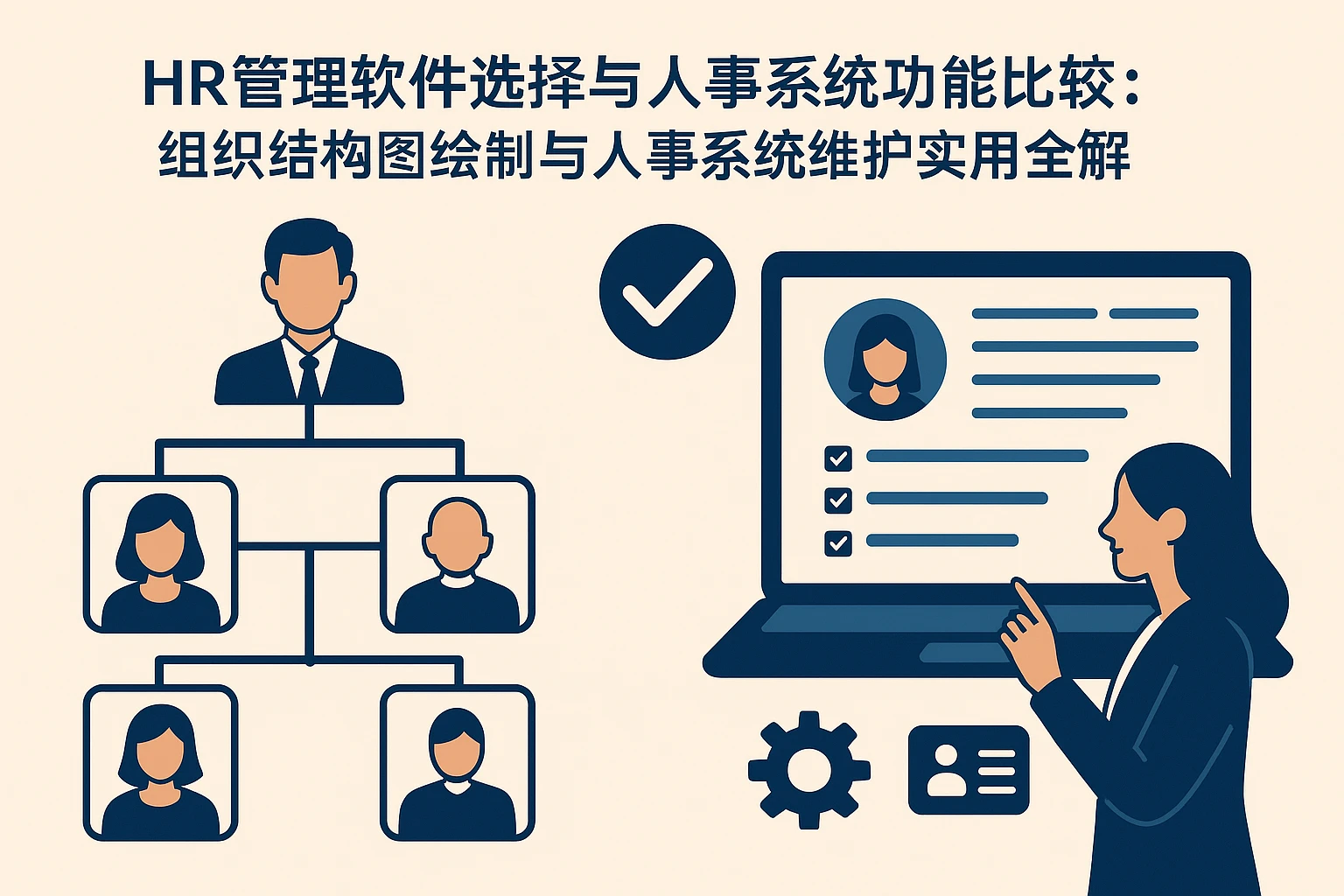 HR管理软件选择与人事系统功能比较：组织结构图绘制与人事系统维护实用全解