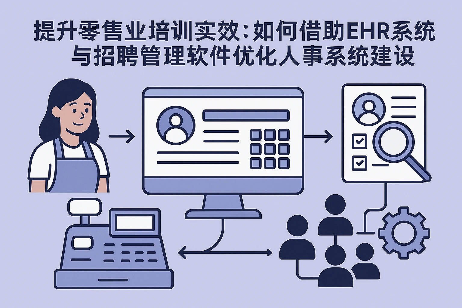 提升零售业培训实效：如何借助EHR系统与招聘管理软件优化人事系统建设