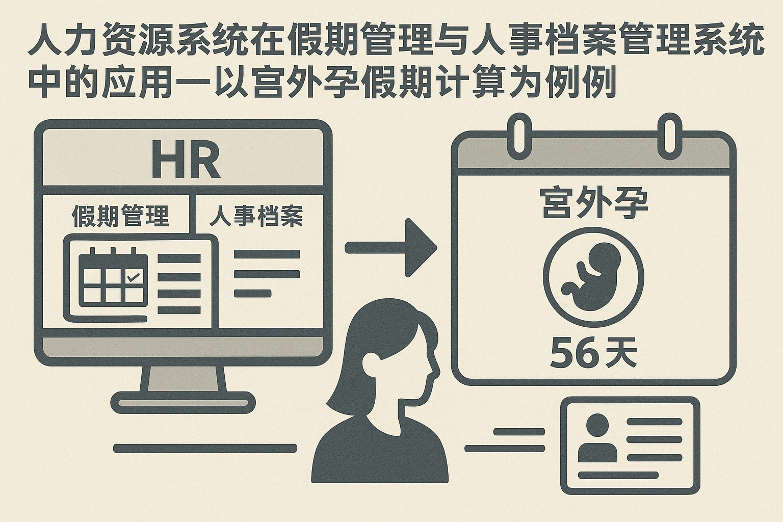 人力资源系统在假期管理与人事档案管理系统中的应用——以宫外孕假期计算为例