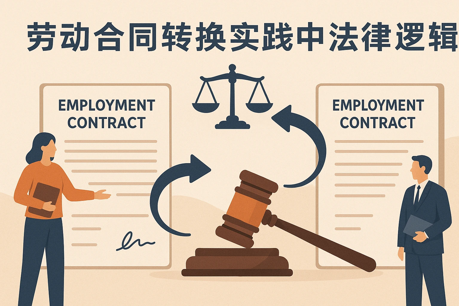 劳动合同转换实践中的法律逻辑