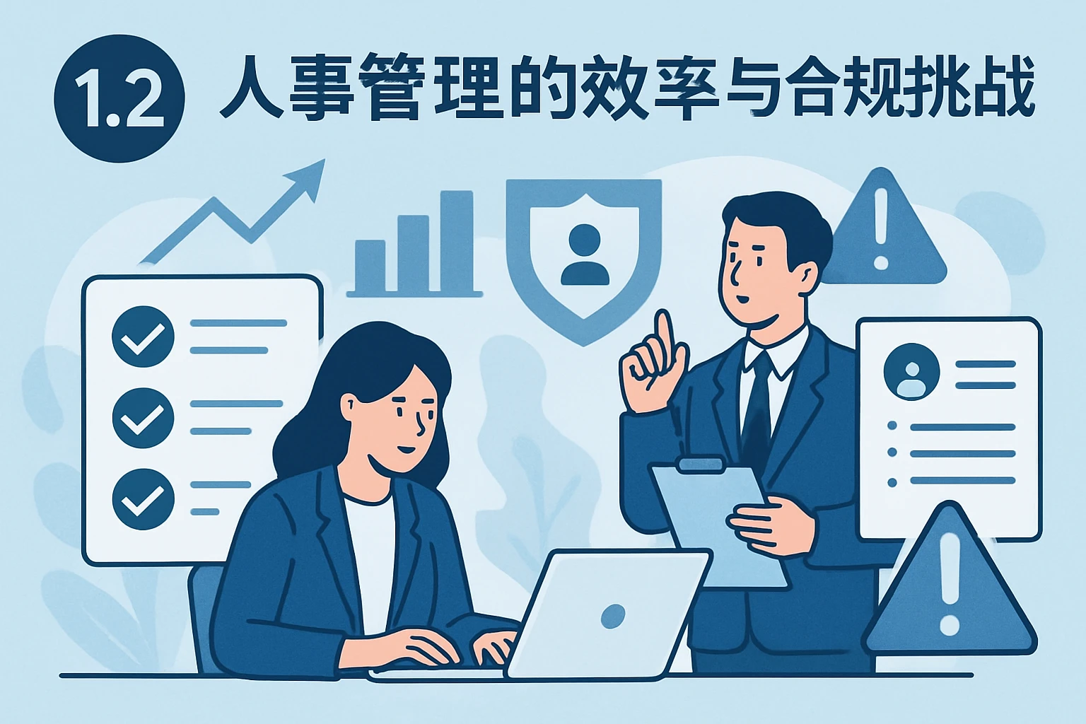 1.2 人事管理的效率与合规挑战