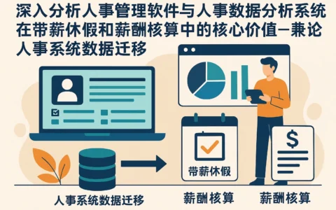 深入探析人事管理软件与人事数据分析系统在带薪休假和薪酬核算中的核心价值——兼论人事系统数据迁移的关键实践
