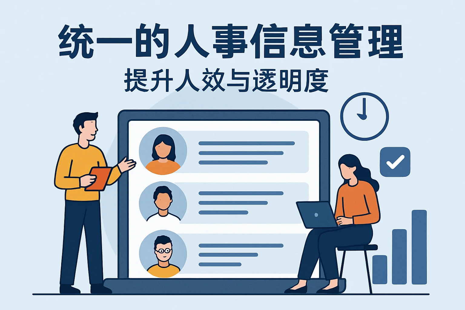 1.2 统一的人事信息管理，提升人效与透明度