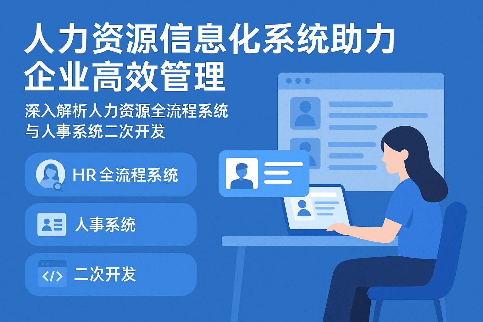 人力资源信息化系统助力企业高效管理——深入解析人力资源全流程系统与人事系统二次开发