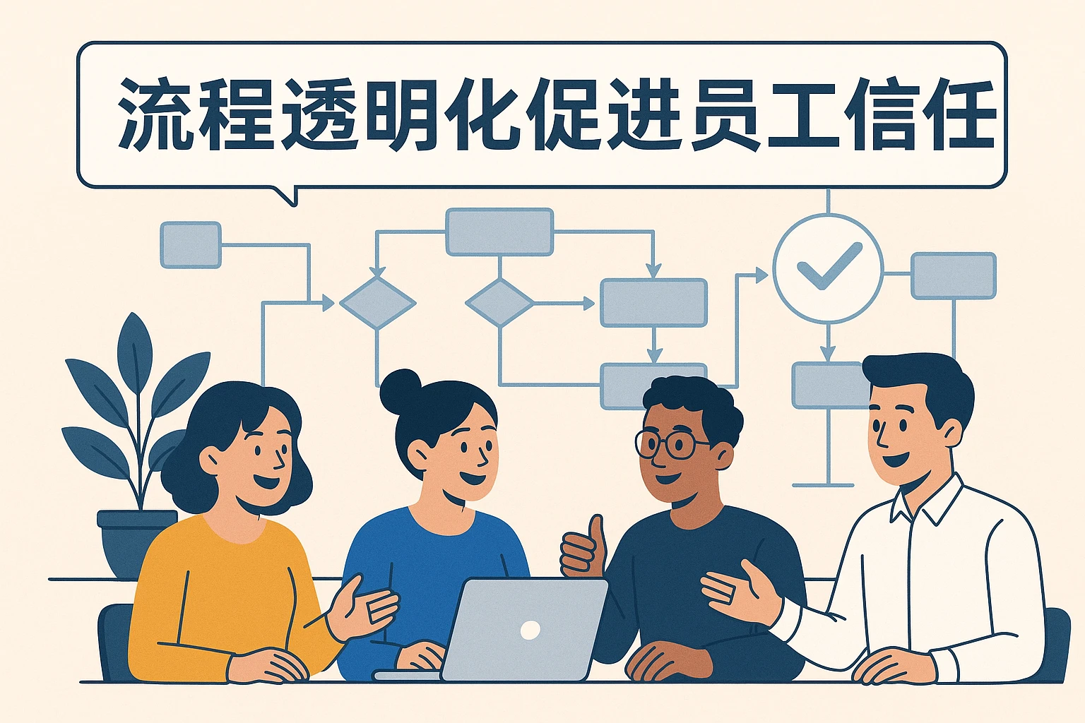 流程透明化促进员工信任