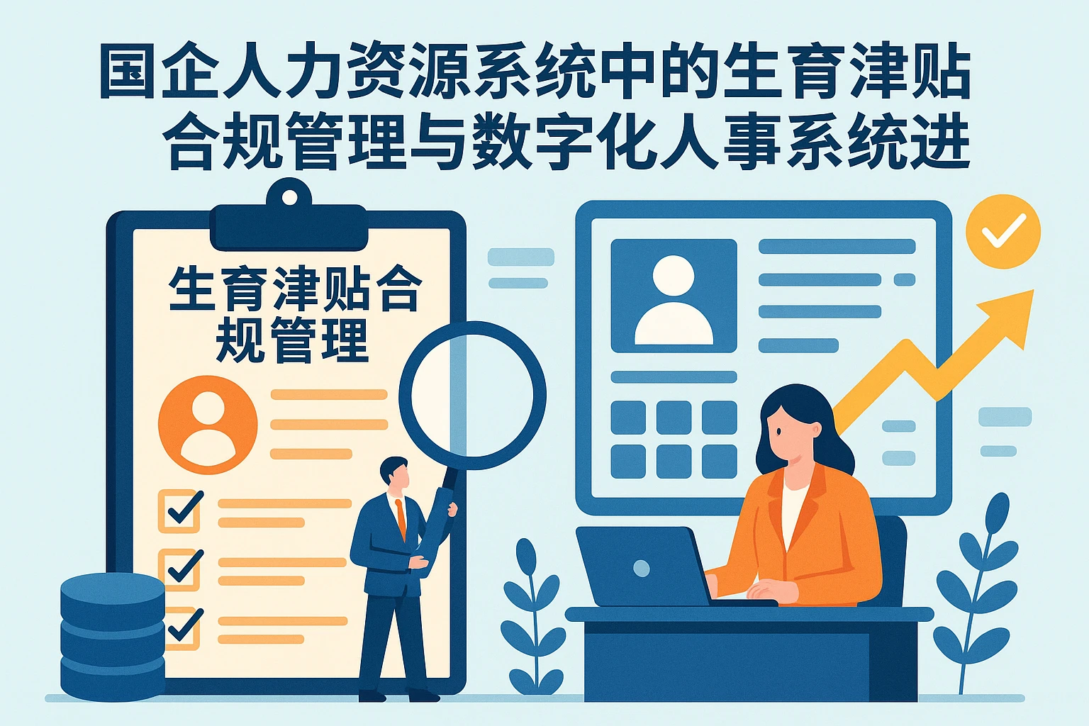 国企人力资源系统中的生育津贴合规管理与数字化人事系统演进