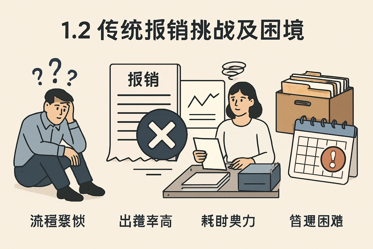 1.2 传统报销挑战及困境
