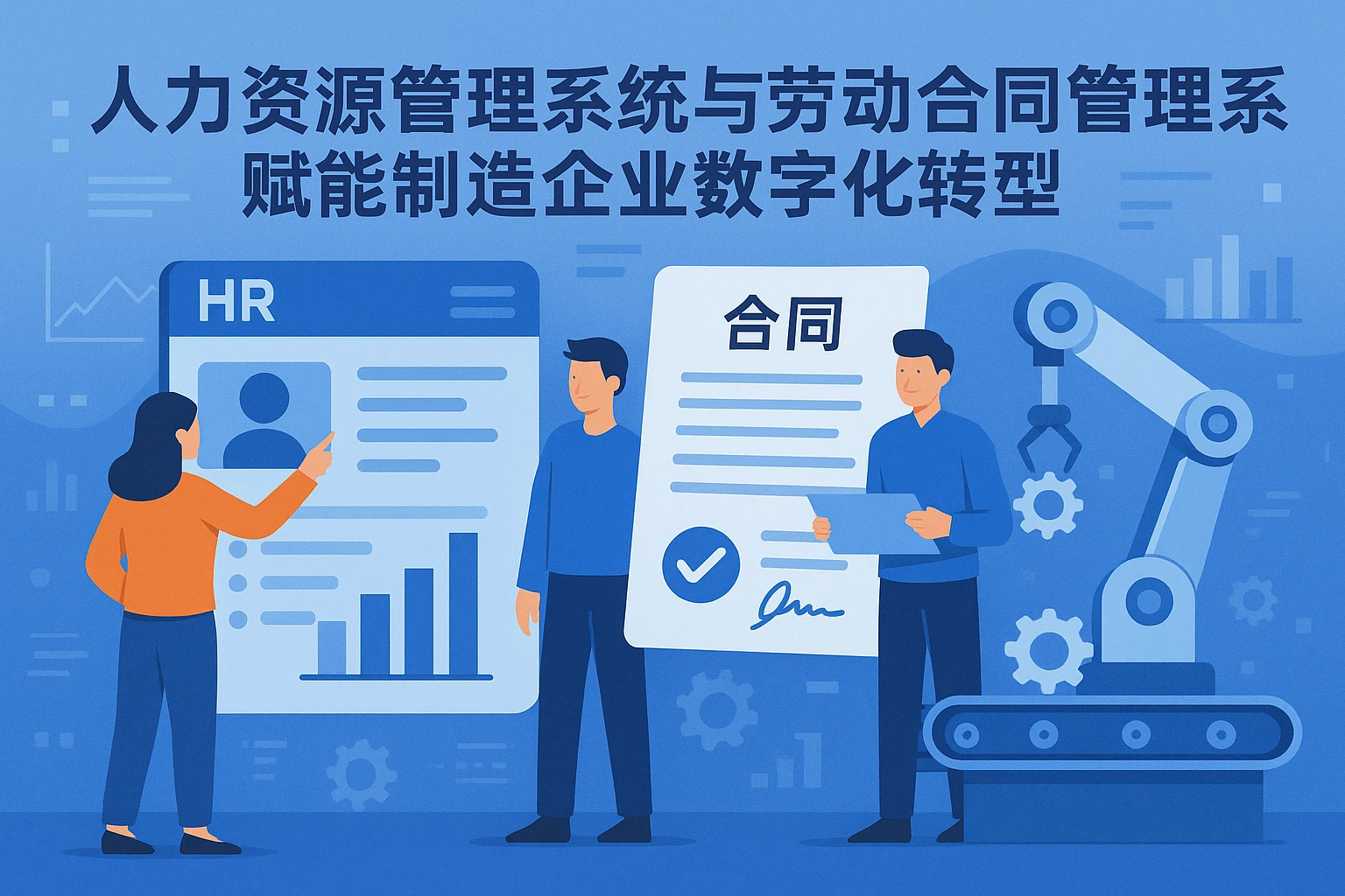 人力资源管理系统与劳动合同管理系统赋能制造企业数字化转型