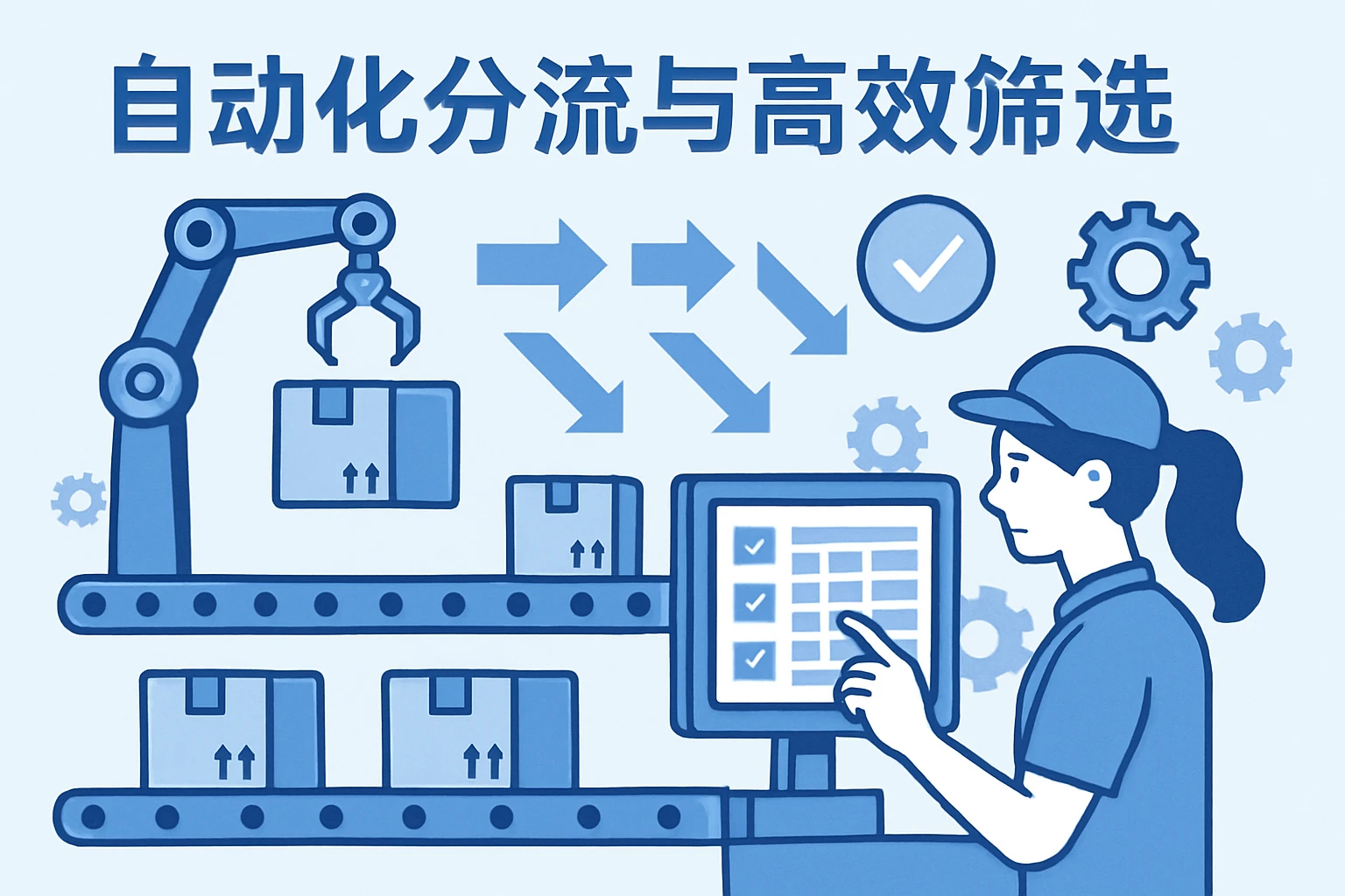 自动化分流与高效筛选