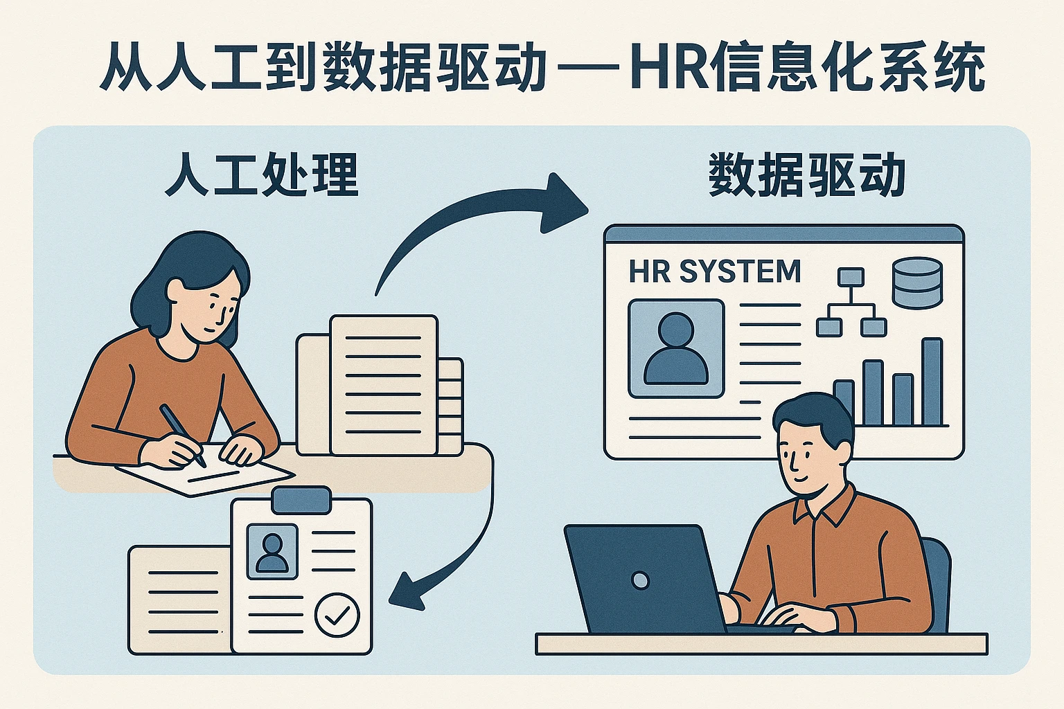 从人工到数据驱动——HR信息化系统的演变