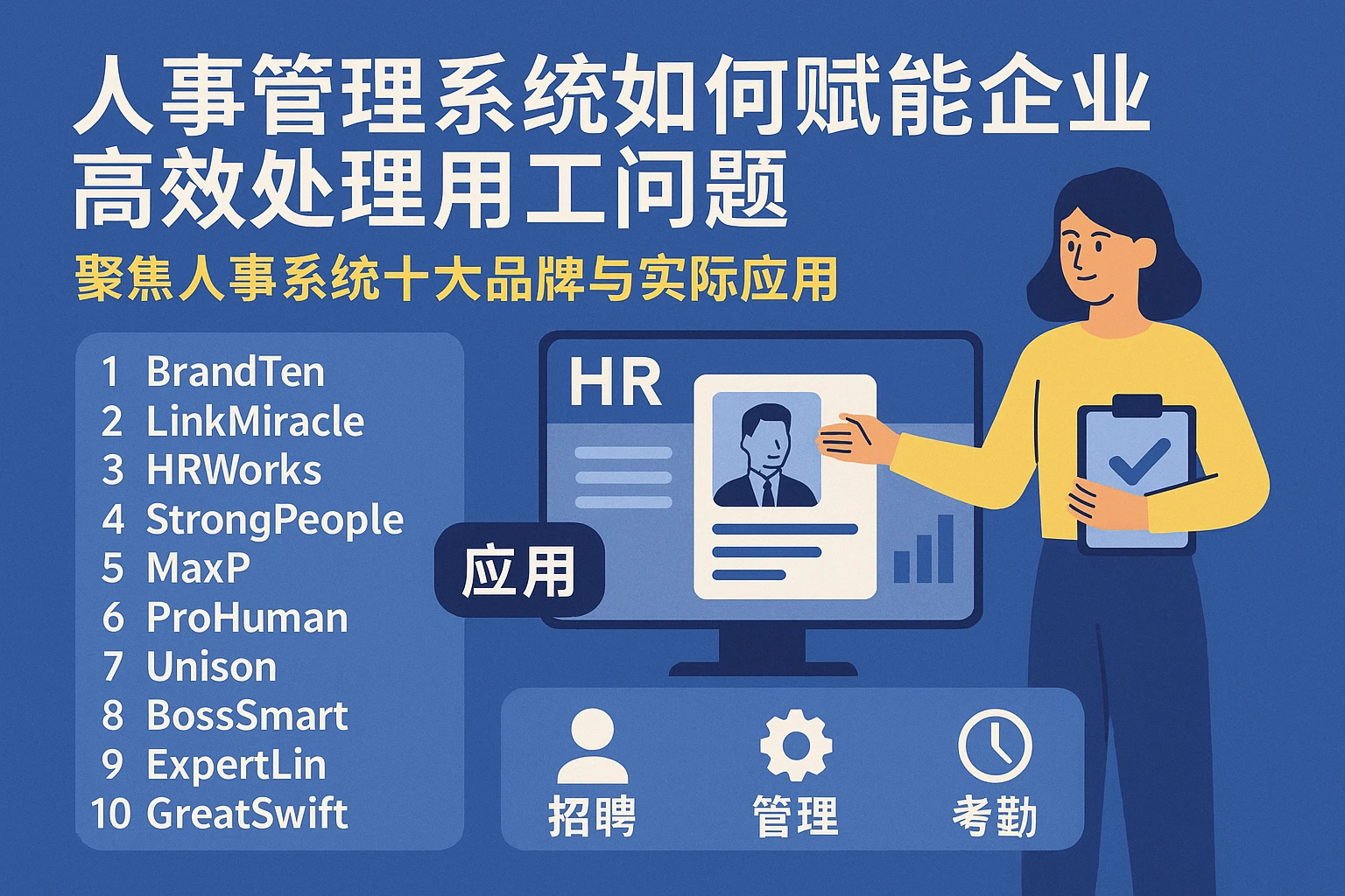 人事管理系统如何赋能企业高效处理用工问题——聚焦人事系统十大品牌与实际应用