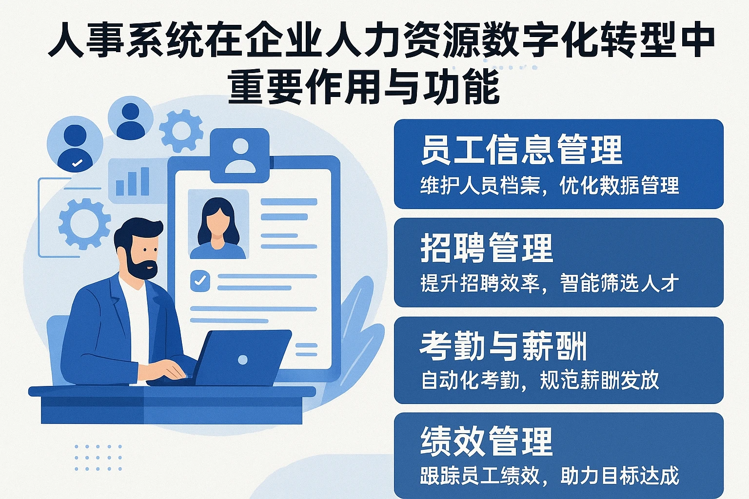 人事系统在企业人力资源数字化转型中的重要作用与功能比较