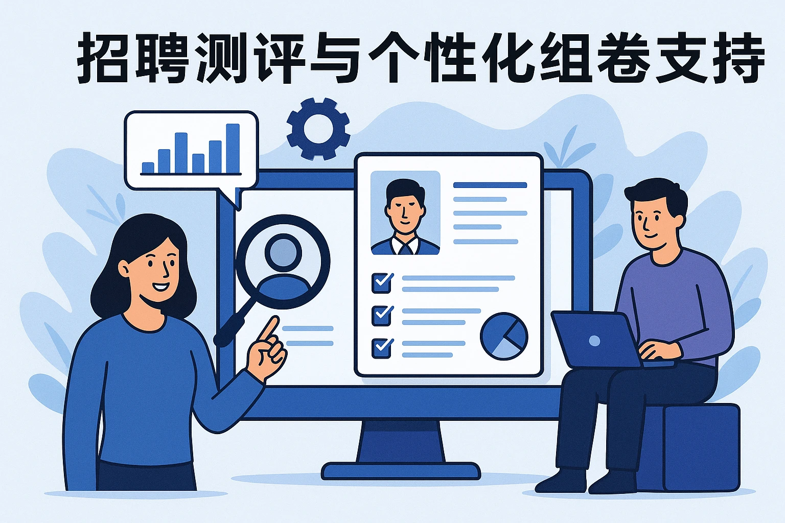 招聘测评与个性化组卷支持