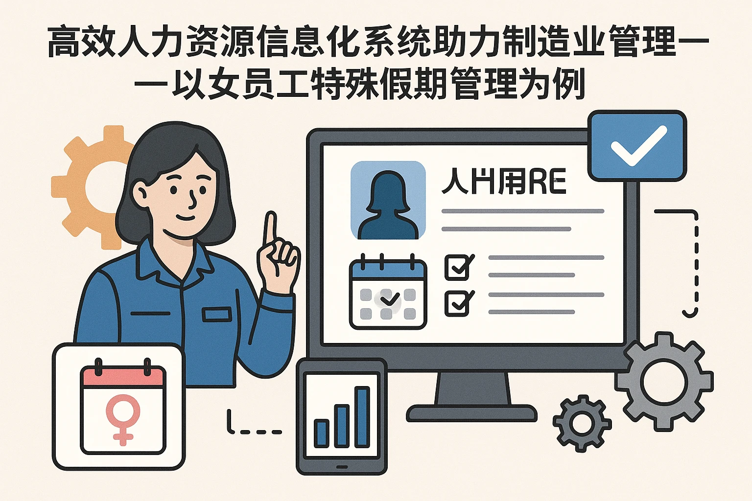 高效人力资源信息化系统助力制造业管理——以女员工特殊假期管理为例
