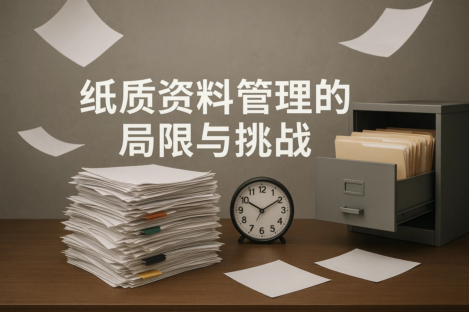 纸质资料管理的局限与挑战