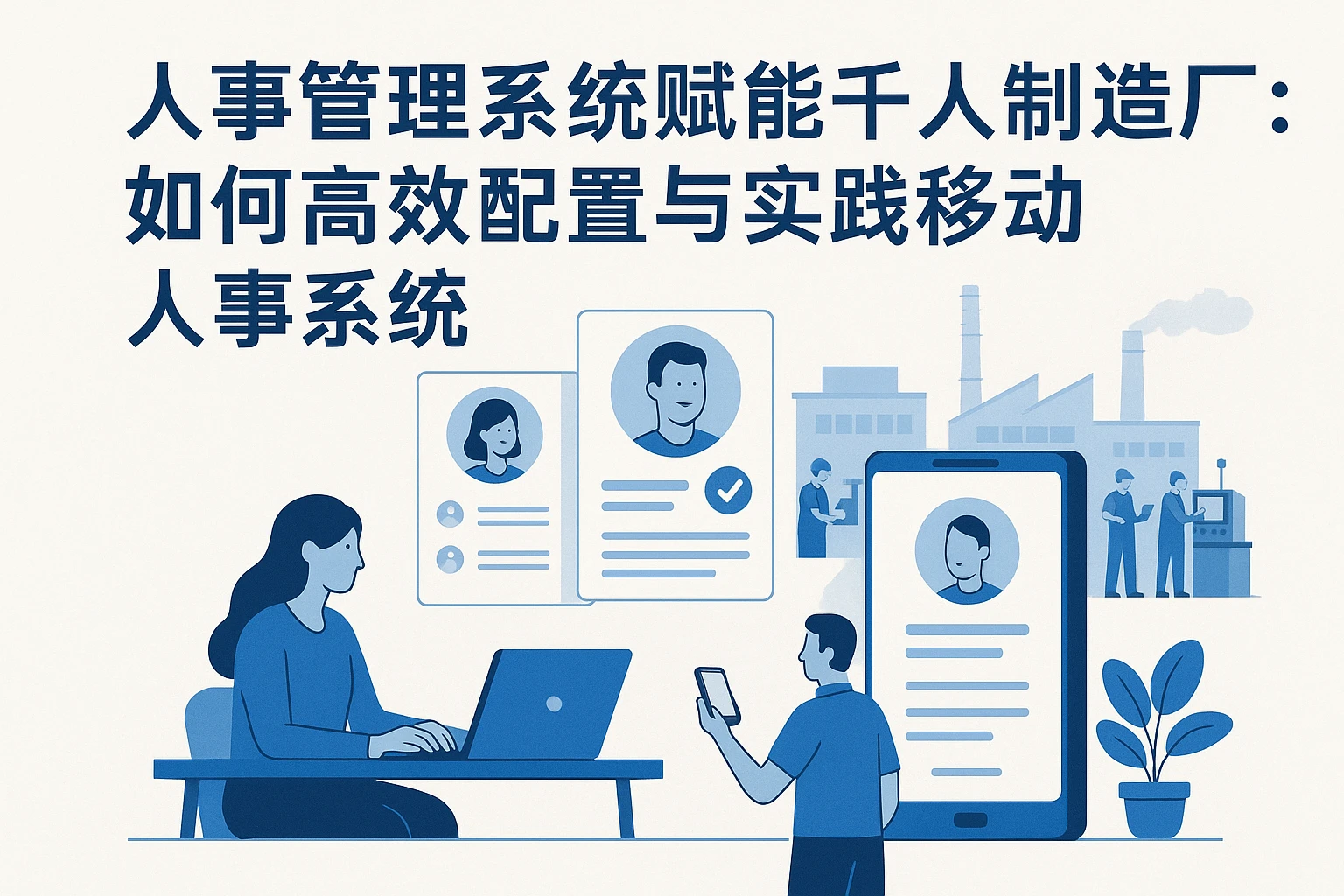 人事管理系统赋能千人制造厂：如何高效配置与实践移动人事系统