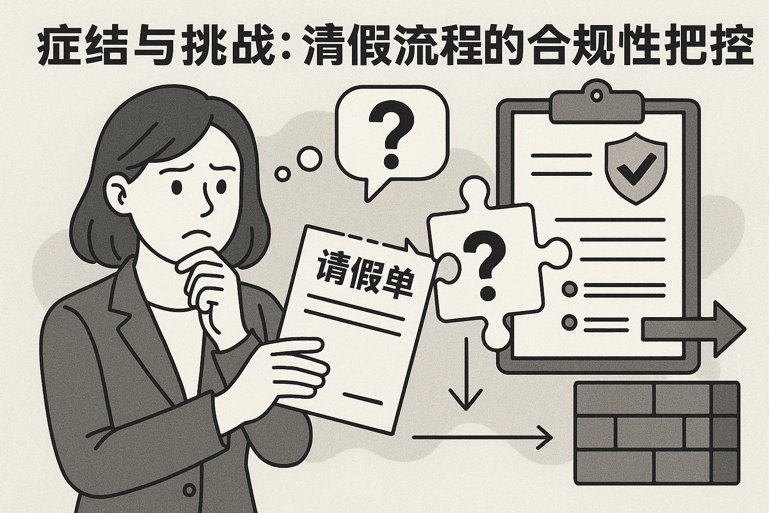 症结与挑战：请假流程的合规性把控