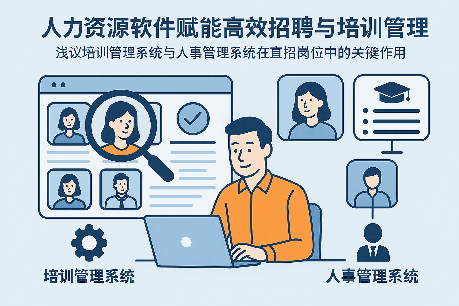 人力资源软件赋能高效招聘与培训管理_——浅议培训管理系统与人事管理系统在直招岗位中的关键作用