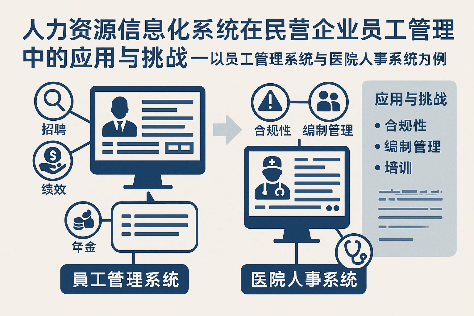 人力资源信息化系统在民营企业员工管理中的应用与挑战——以员工管理系统与医院人事系统为例