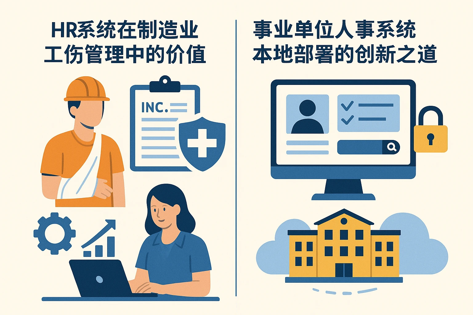 HR系统在制造业工伤管理中的价值与事业单位人事系统本地部署的创新之道