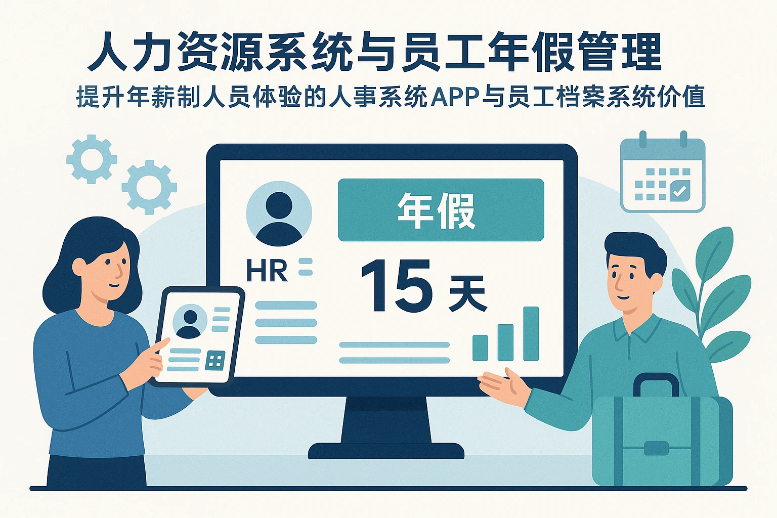 人力资源系统与员工年假管理：提升年薪制人员体验的人事系统APP与员工档案系统价值
