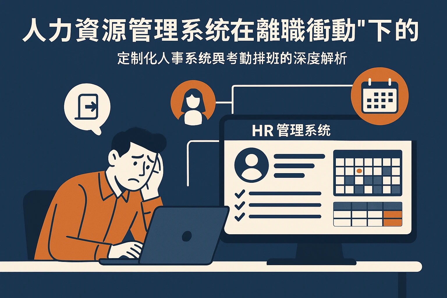 人力资源管理系统在“离职冲动”下的价值——定制化人事系统与考勤排班的深度解析