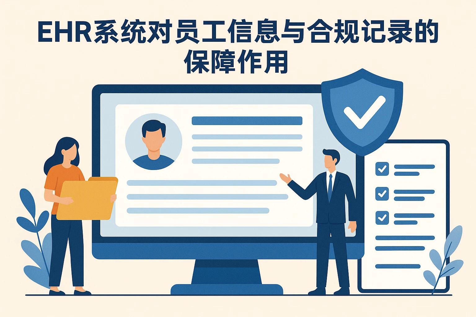 EHR系统对员工信息与合规记录的保障作用