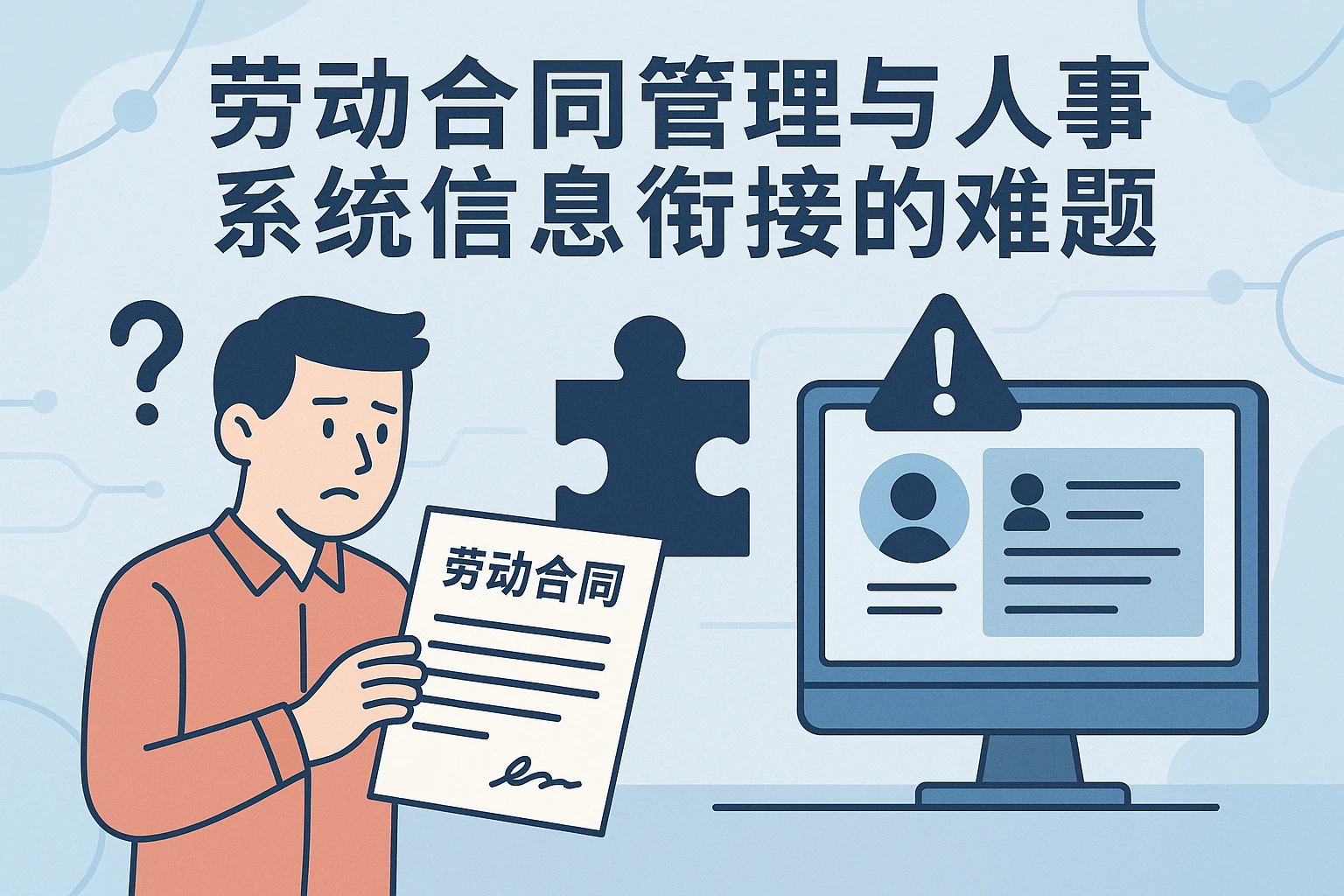 劳动合同管理与人事系统信息衔接的难题