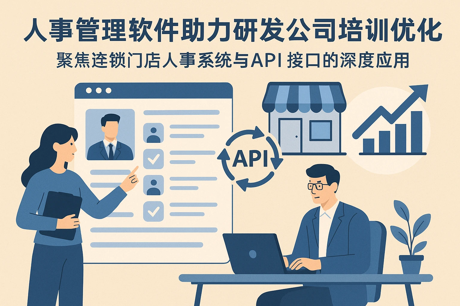 人事管理软件助力研发公司培训优化——聚焦连锁门店人事系统与API接口的深度应用