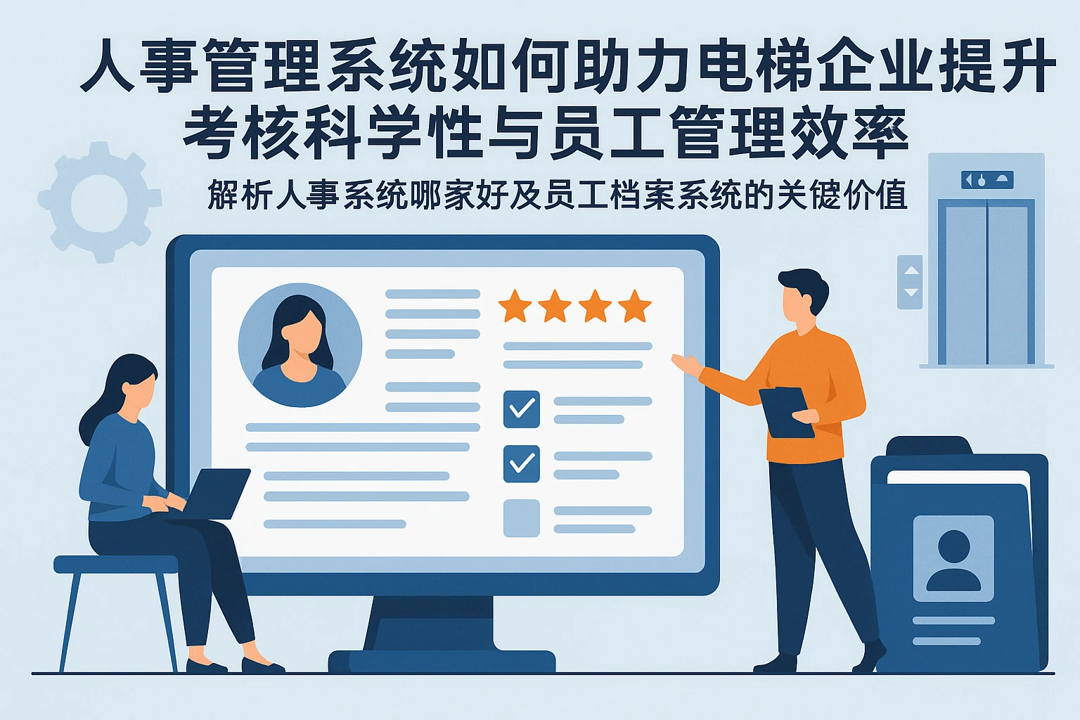 人事管理系统如何助力电梯企业提升考核科学性与员工管理效率——解析人事系统哪家好及员工档案系统的关键价值