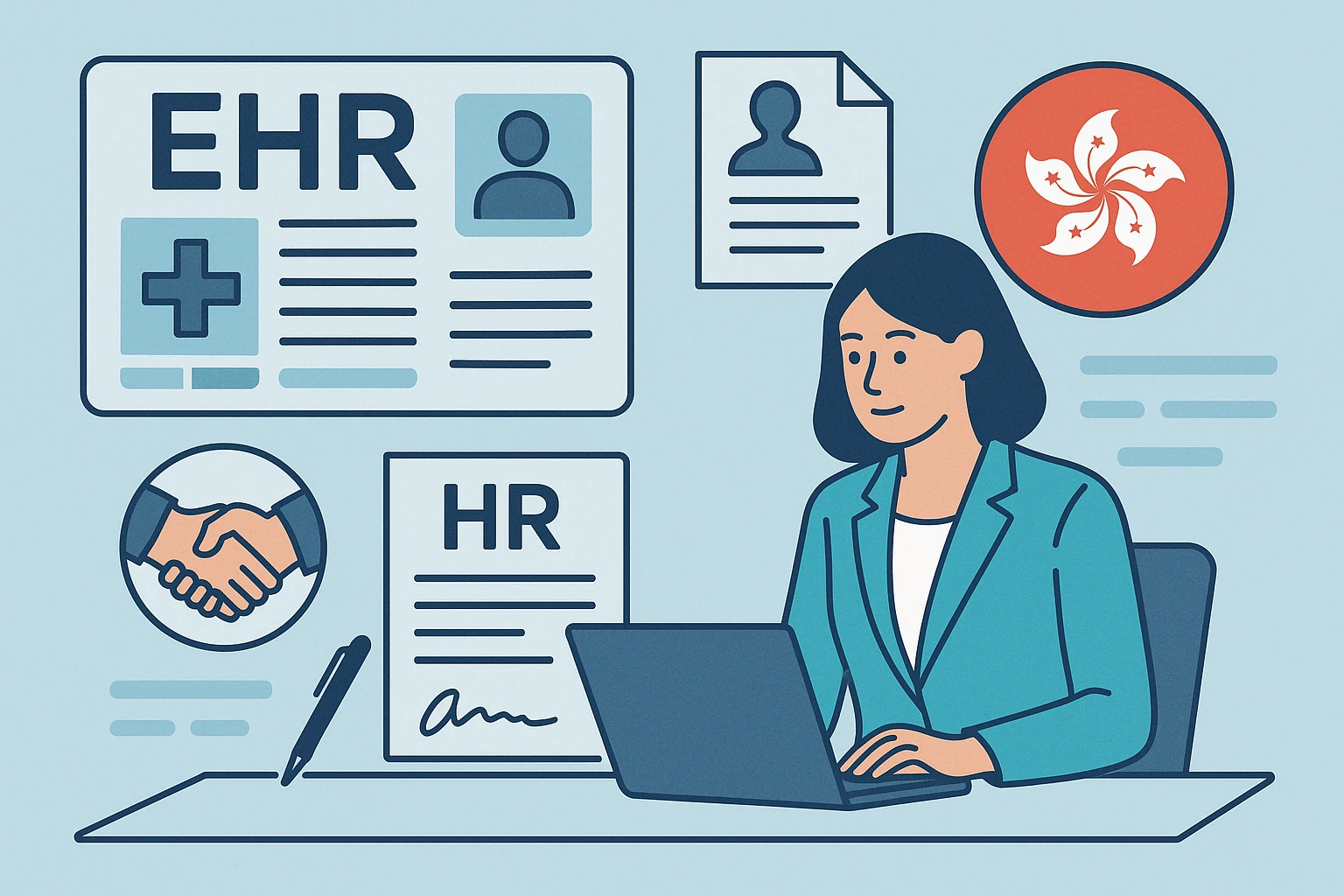EHR系统赋能数字化人事管理:应对与香港户籍人员签订劳务协议的合规与实操挑战