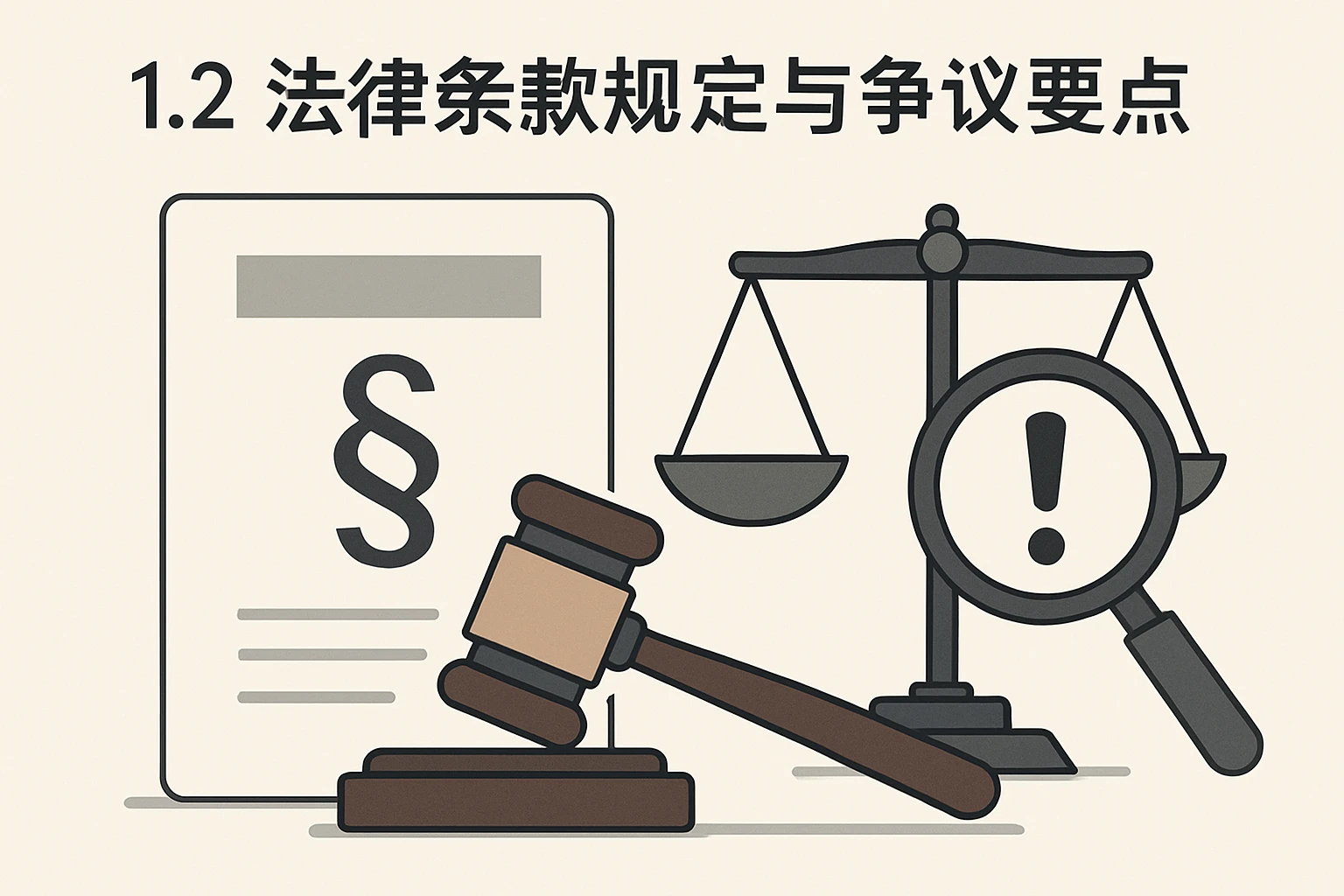 1.2 法律条款规定与争议要点
