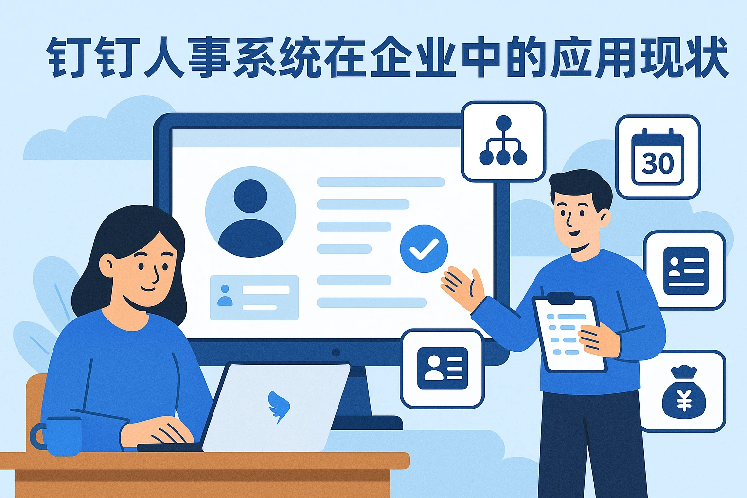 钉钉人事系统在企业中的应用现状