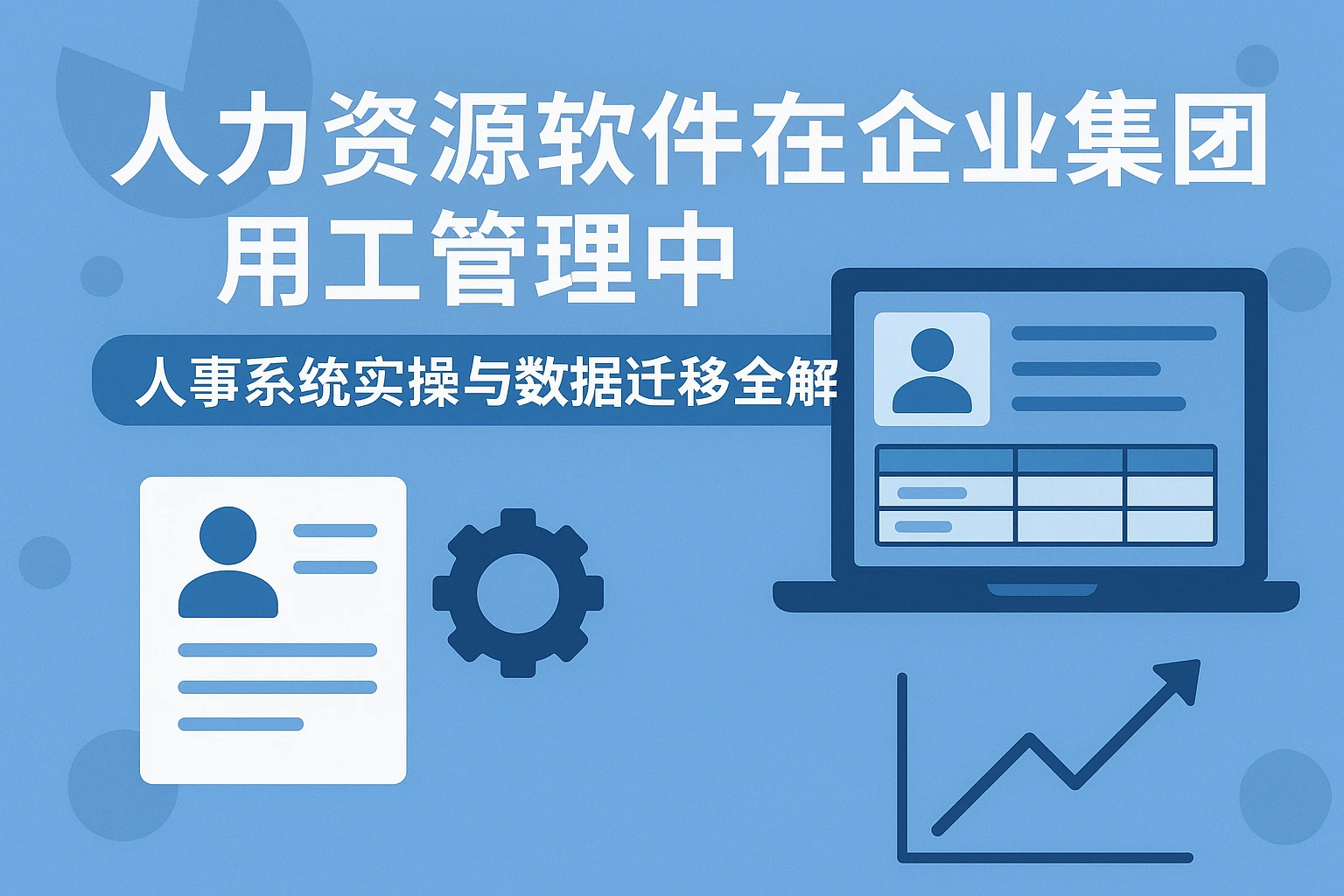 人力资源软件在企业集团用工管理中的人事系统实操与数据迁移全解