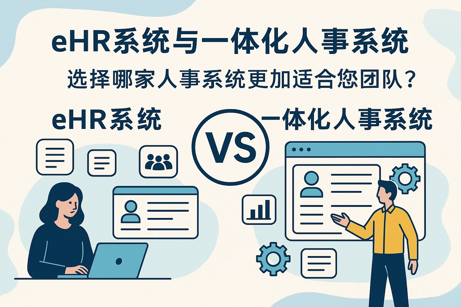 eHR系统与一体化人事系统：选择哪家人事系统更加适合您的团队？