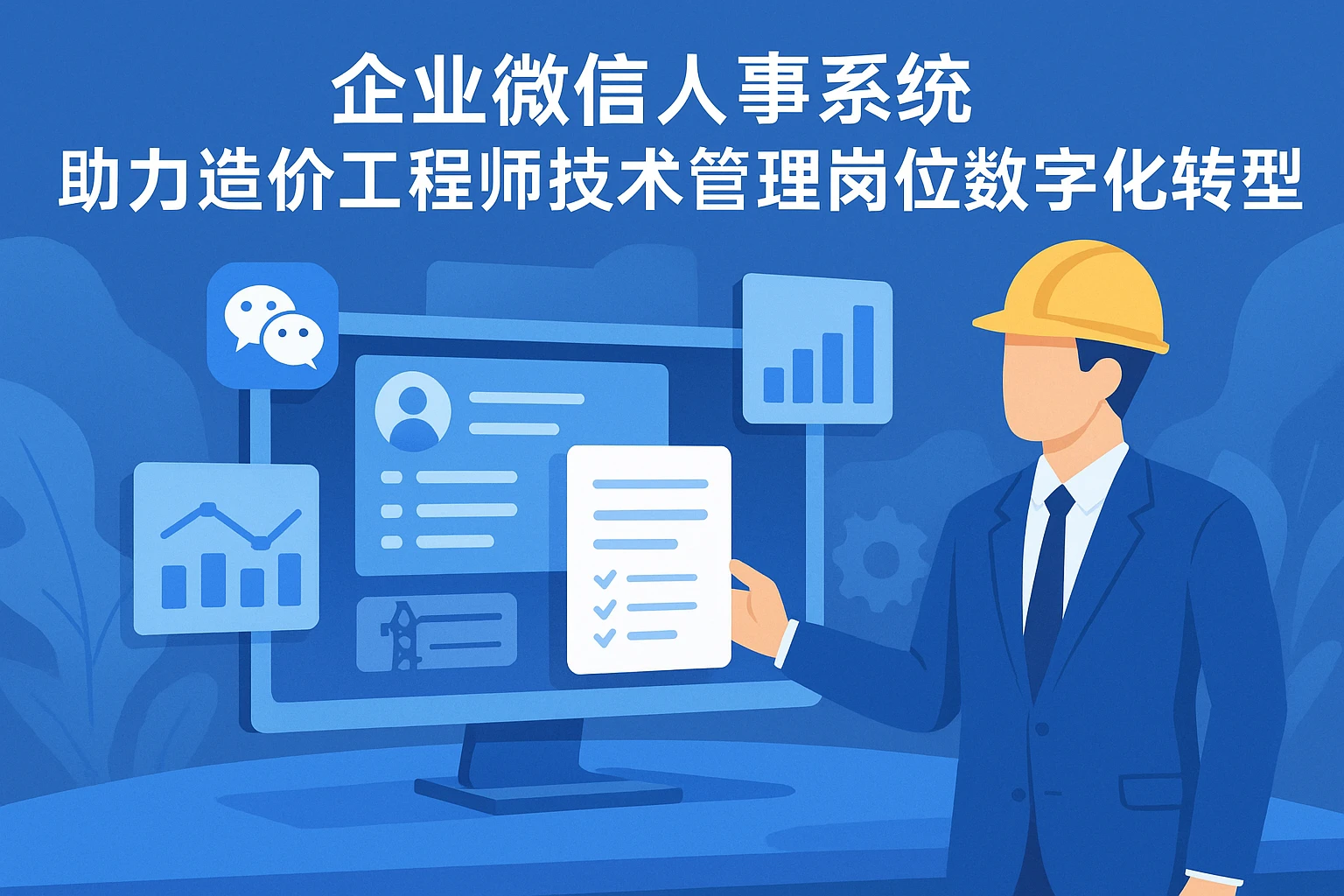 企业微信人事系统助力造价工程师技术管理岗位数字化转型