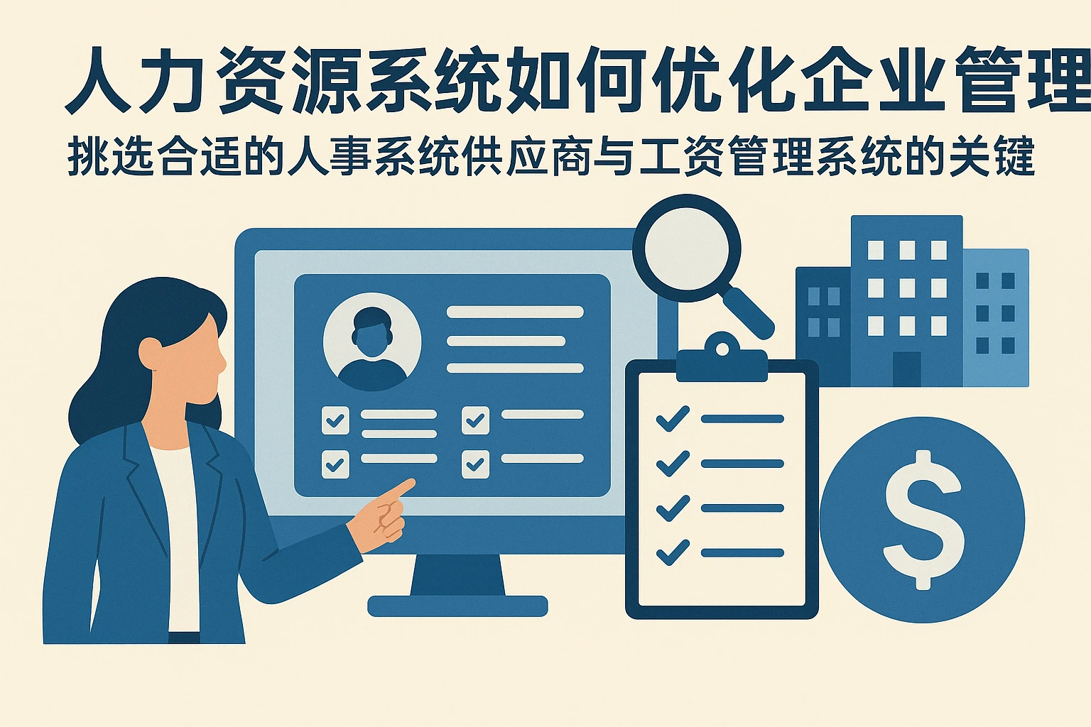 人力资源系统如何优化企业管理——挑选合适的人事系统供应商与工资管理系统的关键