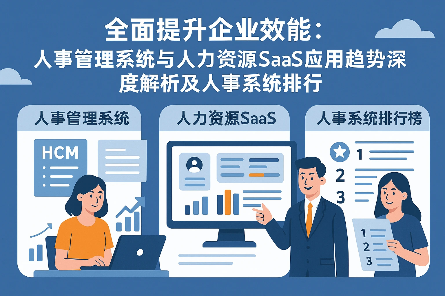 全面提升企业效能：人事管理系统与人力资源SaaS应用趋势深度解析及人事系统排行榜