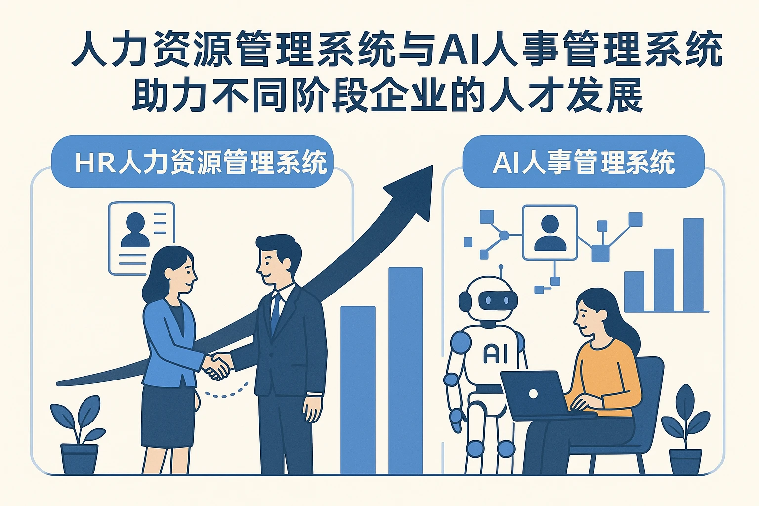 人力资源管理系统与AI人事管理系统助力不同阶段企业的人才发展