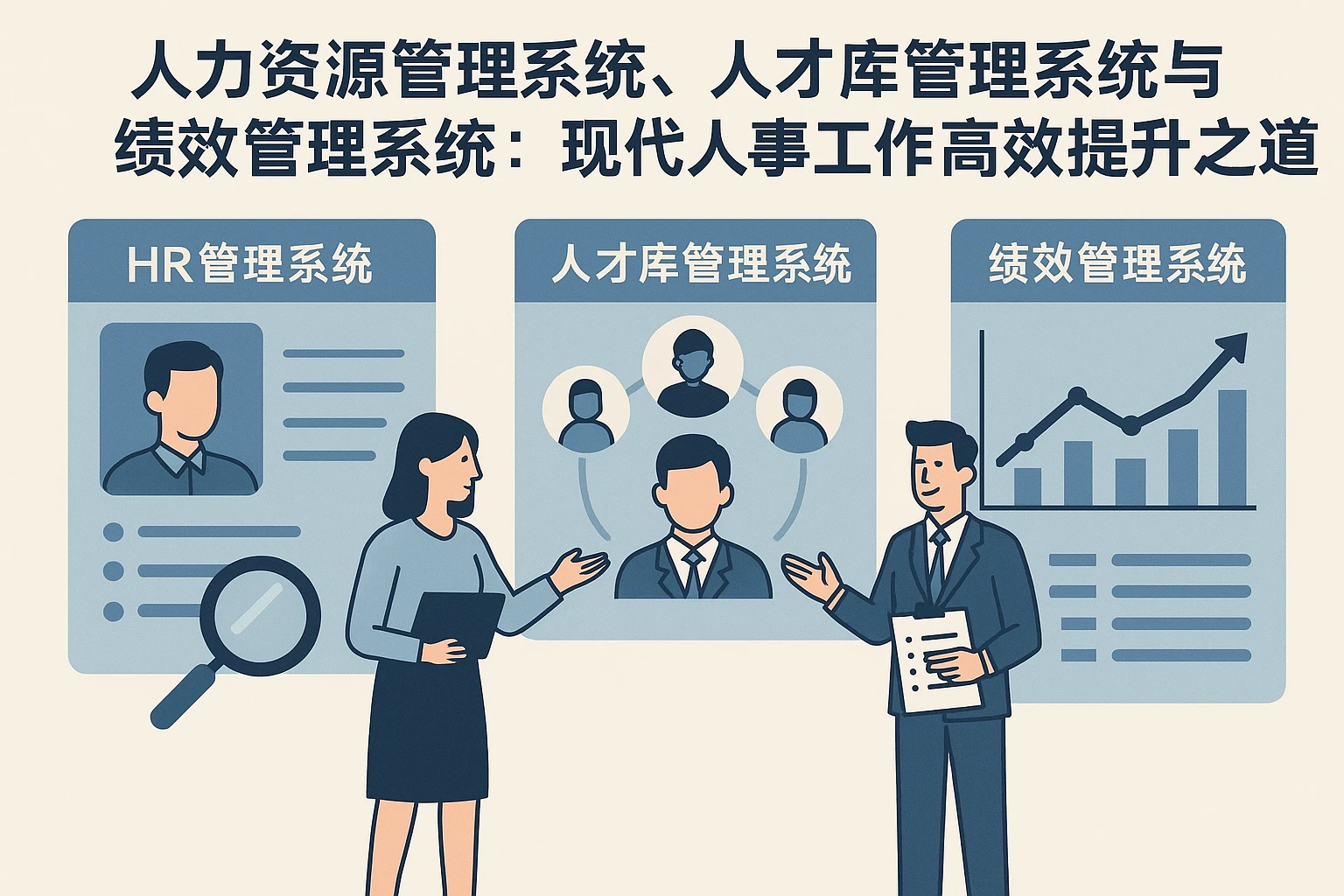 人力资源管理系统、人才库管理系统与绩效管理系统：现代人事工作高效提升之道