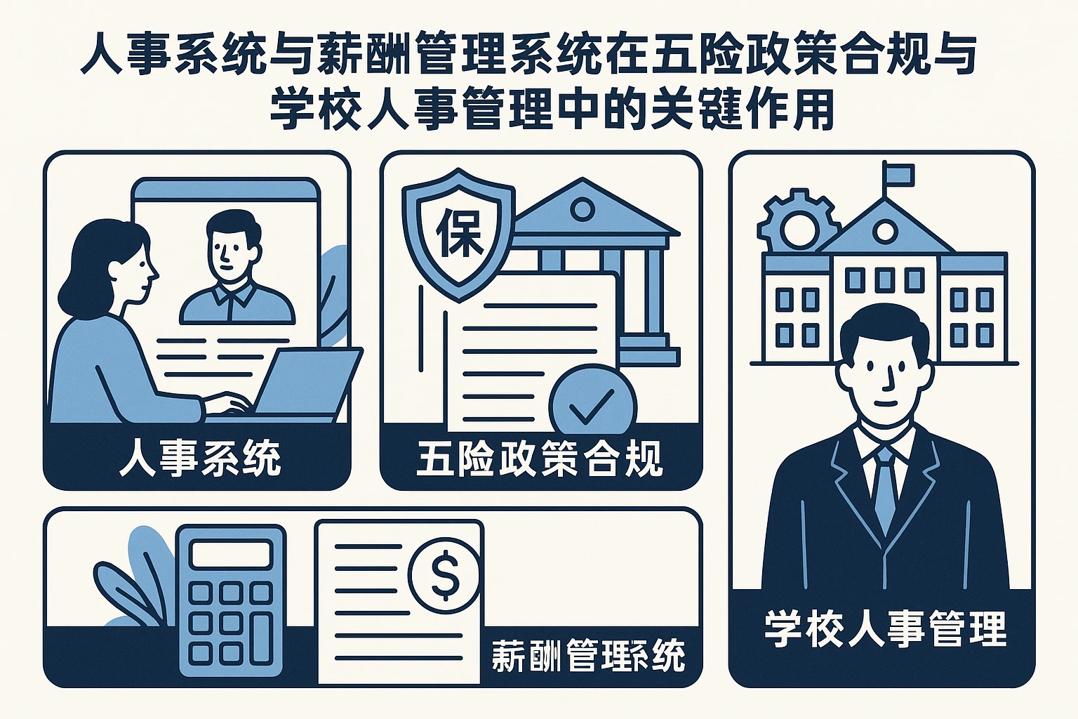 人事系统与薪酬管理系统在五险政策合规与学校人事管理中的关键作用